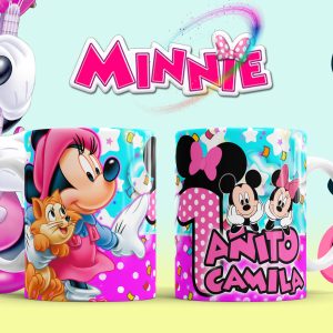 Tazon Minie Mouse  1 año #16