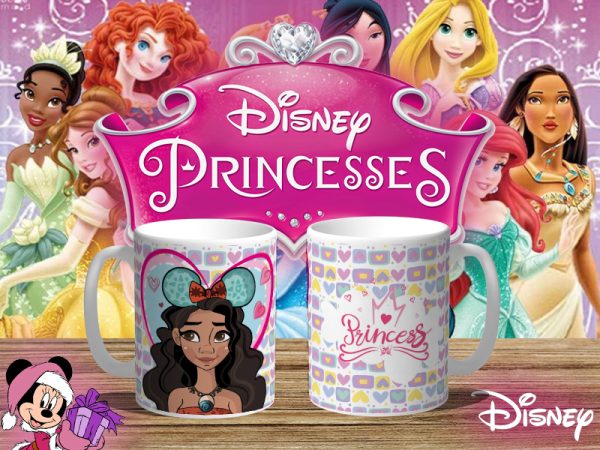 Taza Princesas Disney - Moana con fotografia #19