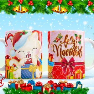 Tazon Gatitos navidad #3