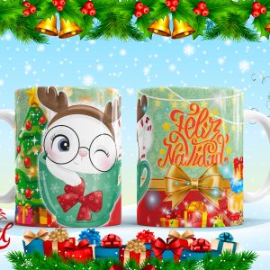 Tazon Gatitos navidad #6