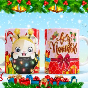 Tazon Gatitos navidad #7