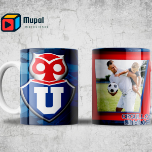 Tazon Futbool - UNIVERSIDAD DE CHILE CON FOTOGRAFIA #57