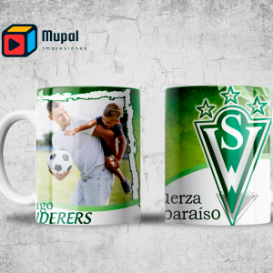 Tazon Futbool - SANTIAGO WANDERERS CON FOTOGRAFIA #65